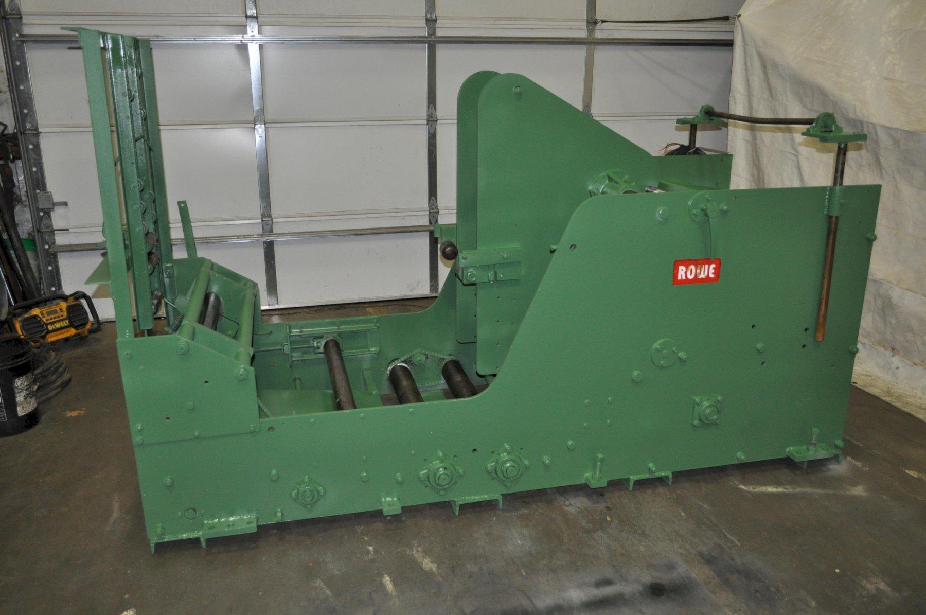 8000 lb. Rowe #8024J, 24" width, 50" outside dimension, loop switch, coil guides - Image 1