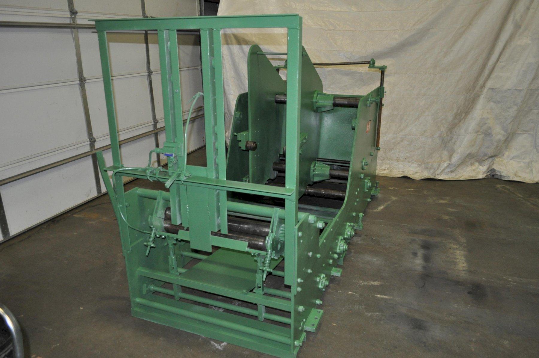 8000 lb. Rowe #8024J, 24" width, 50" outside dimension, loop switch, coil guides - Image 2