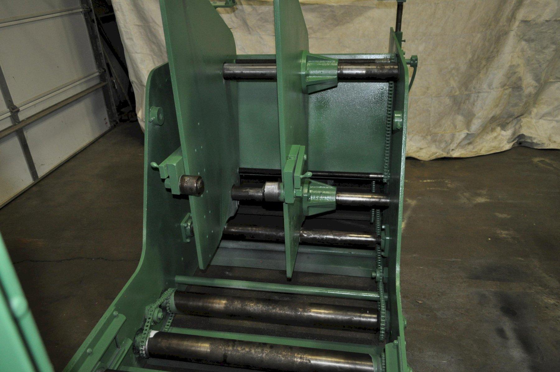 8000 lb. Rowe #8024J, 24" width, 50" outside dimension, loop switch, coil guides - Image 3