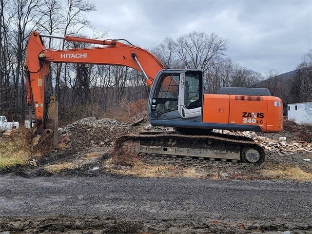 Hitachi #ZAXIS-3G, hydraulic excavator w/Labounty BLS80 shear, 17