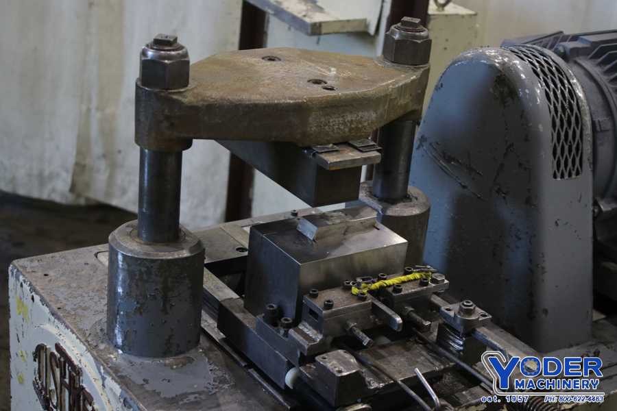 18 Ton, Tishken #CO-6-2, high speed cut-off press, 2 stroke, 8 bten post, 3 HP, #75075 - Image 8
