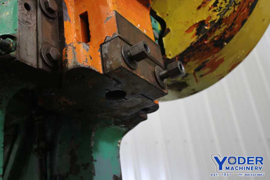 22 Ton, Minster #3, OBI flywheel press, 4" stroke, 2" adjustment, 2 HP, 115 SPM, #75375 - Image 4