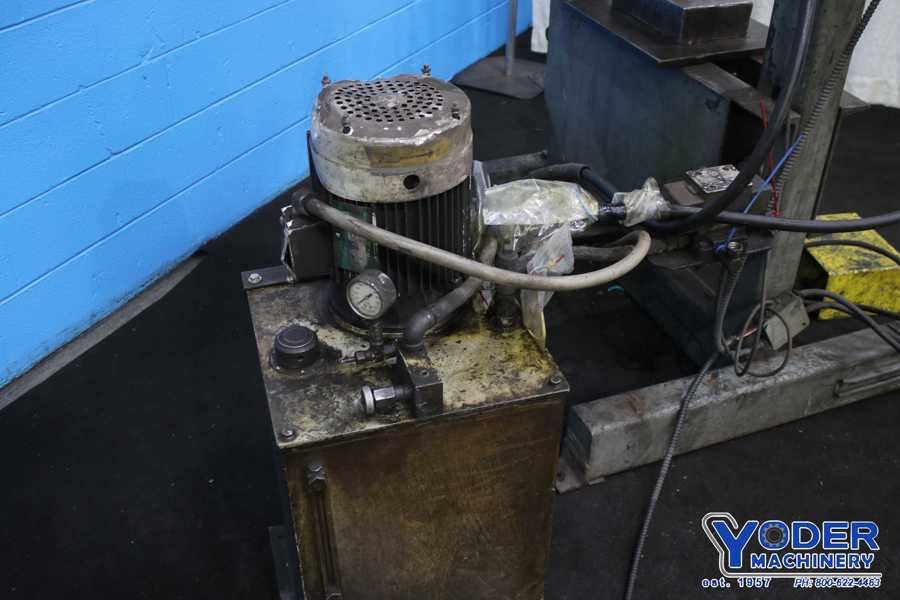 50 Ton, Custom, H-frame hydraulic shop press, 15" stroke, 44" x10" bed, 5 HP, #75140 - Image 4