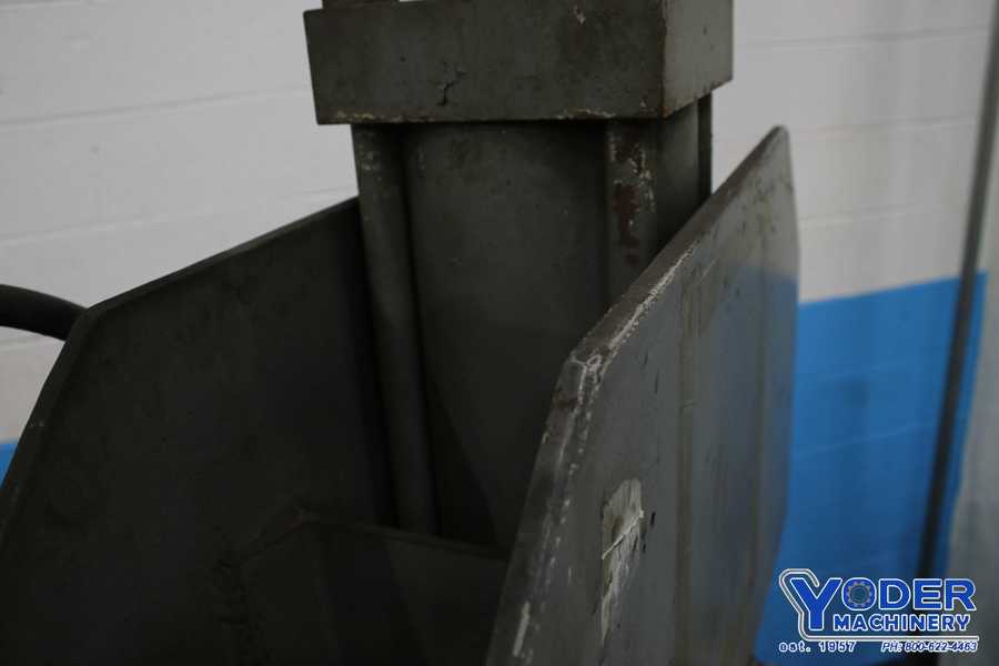 50 Ton, Custom, H-frame hydraulic shop press, 15" stroke, 44" x10" bed, 5 HP, #75140 - Image 8