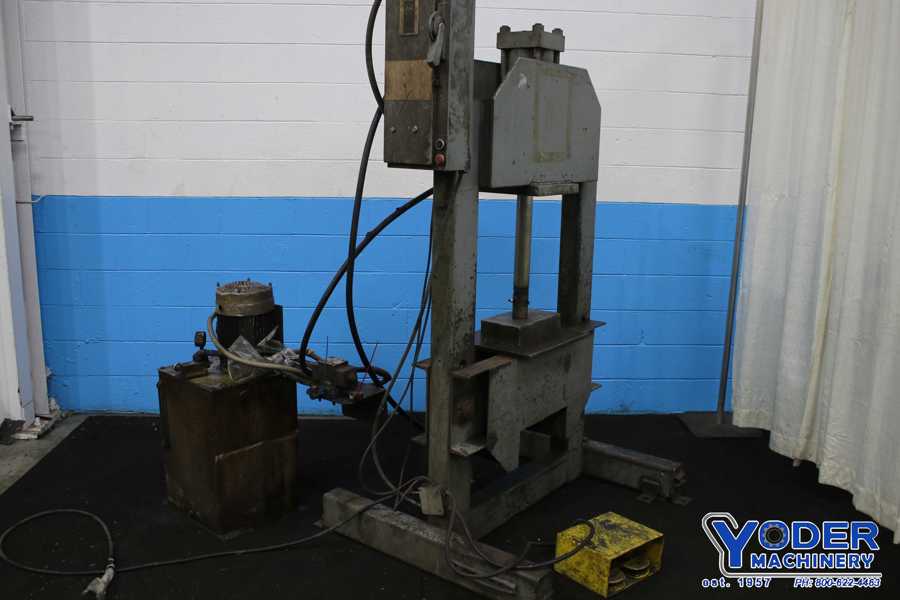 50 Ton, Custom, H-frame hydraulic shop press, 15" stroke, 44" x10" bed, 5 HP, #75140 - Image 10