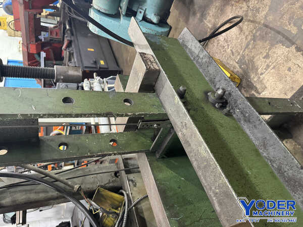 50 Ton, OTC #A, hydraulic H-frame press, 6-1/4" stroke, 36" btwn uprights, air powered, #75431 - Image 7