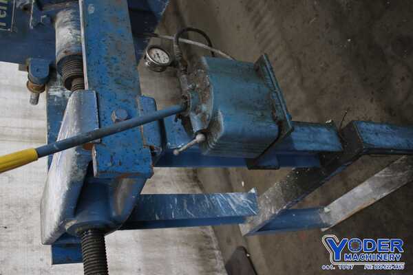25" x 25" Perrin #POB14162-CR, 32 plate filter press, 2-1/8" plate thickness, #76396 - Image 3
