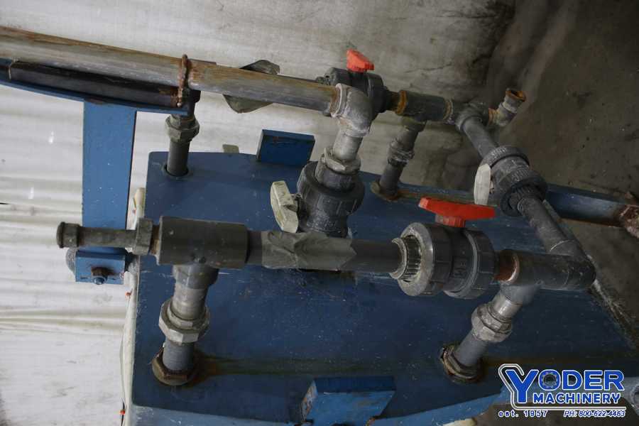 25" x 25" Perrin #POB14162-CR, 32 plate filter press, 2-1/8" plate thickness, #76396 - Image 7