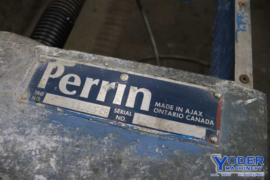 25" x 25" Perrin #POB14162-CR, 32 plate filter press, 2-1/8" plate thickness, #76396 - Image 10