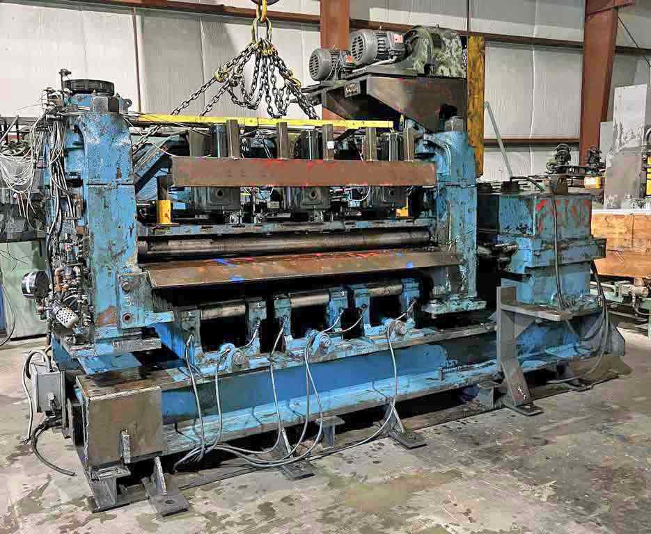 75" x .375" Mesta, leveler, 17 rolls, 4" diameter x 80" face work rolls - Image 2