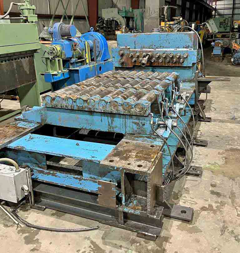 75" x .375" Mesta, leveler, 17 rolls, 4" diameter x 80" face work rolls - Image 4
