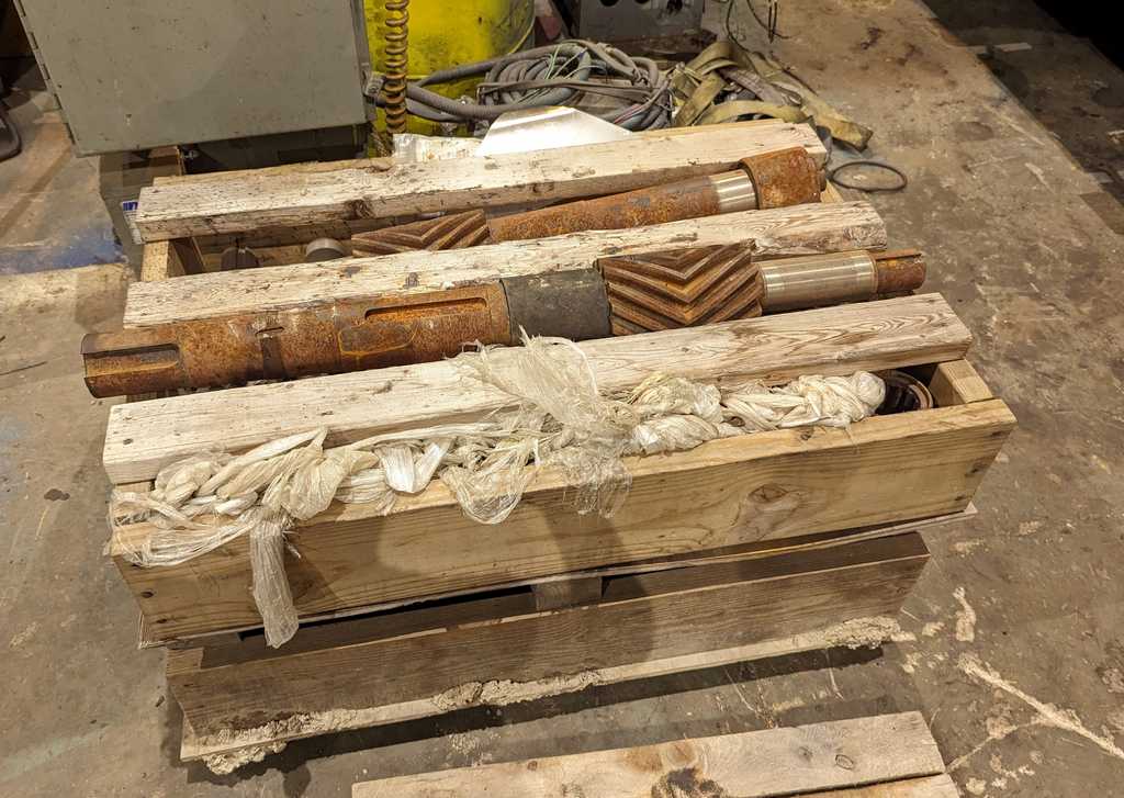 75" x .375" Mesta, leveler, 17 rolls, 4" diameter x 80" face work rolls - Image 9