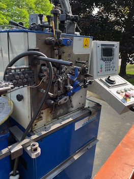 Bobbio #BSE100S, CNC spring coiler, with payoff AB-0,110m/min., serial #3430033902 - Image 1
