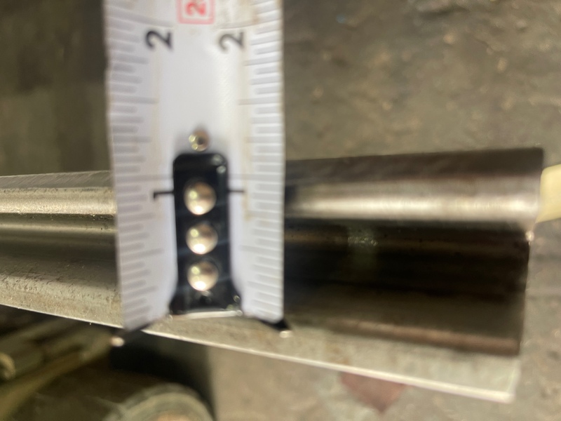 102-3/4" L, Pacific, acute female press brake die, 1-3/4" die width, 3-1/8" die height, 1/2" tang, #76986 - Image 2