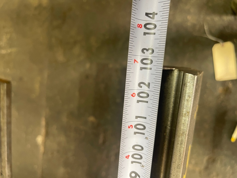 102-3/4" L, Pacific, acute female press brake die, 1-3/4" die width, 3-1/8" die height, 1/2" tang, #76986 - Image 3