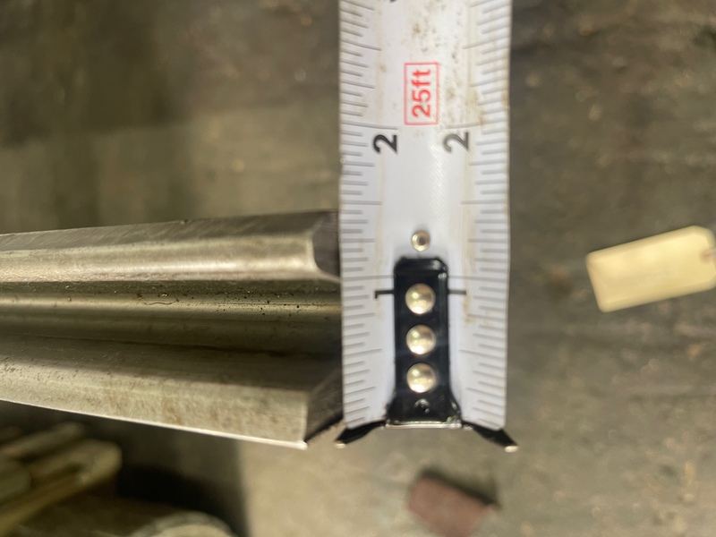 102-3/4" L, Pacific, acute female press brake die, 1-3/4" die width, 3-1/8" die height, 1/2" tang, #76986 - Image 6