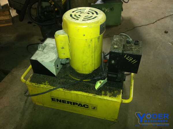 10 Ton, Enerpac #0010, portable C-frame hydrualic shear, cycle timer, 1993, #12411 - Image 1