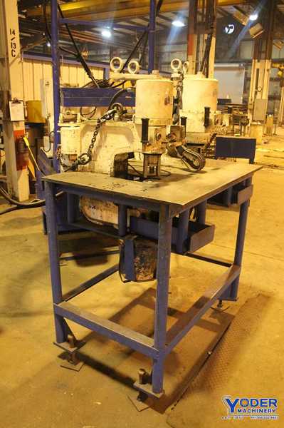 100 Ton, Franklin #F5100-FX6, hydraulic portable punch w/hydraulic unit, 10 HP, #65908 - Image 2