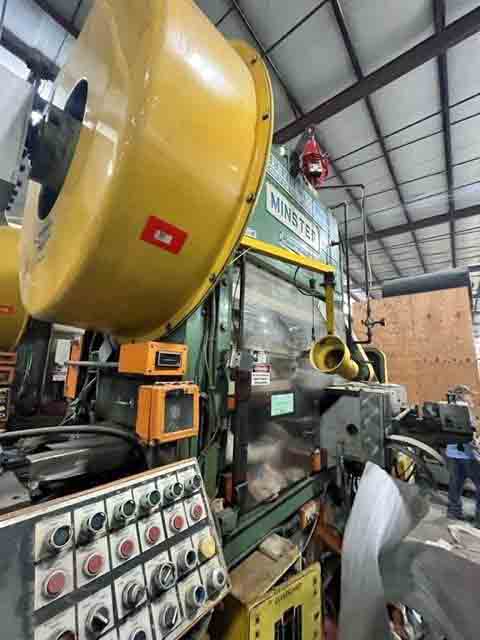 100 Ton, Minster #P2-100-48 Piece-Maker, straight side double crank press, 2.5" stroke, 21.7" Shut Height - Image 6