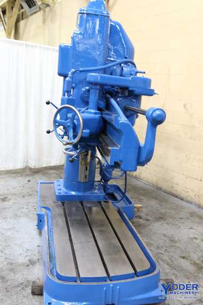 3' -11" Cincinnati Bickford, radial arm drill, power elevation & clamping, 5 HP, #70876 - Image 2