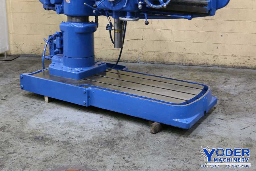 3' -11" Cincinnati Bickford, radial arm drill, power elevation & clamping, 5 HP, #70876 - Image 3