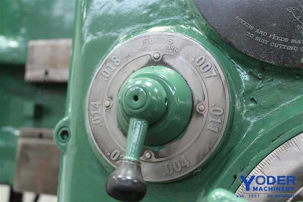 4' -9" American #Hole-Wizard, radial arm drill, power elevation, 30" x53" base, 5 HP, #62917 - Image 10