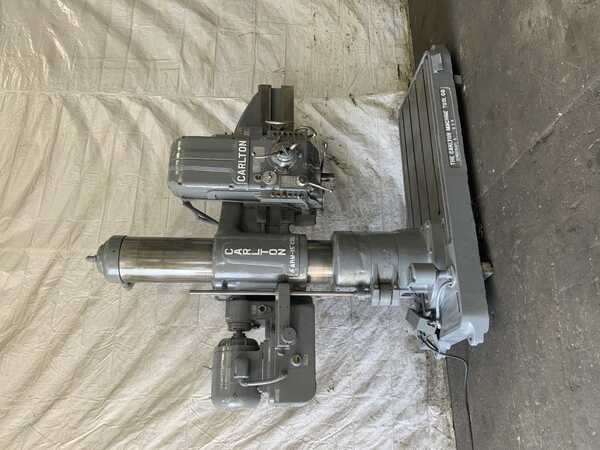 4' -15" Carlton #3A, radial drill, 42" x53" base, power elevation & clamping, 10 HP, #75462 - Image 1