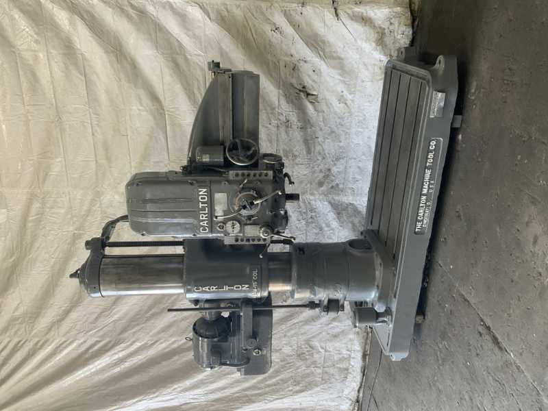 4' -15" Carlton #3A, radial drill, 42" x53" base, power elevation & clamping, 10 HP, #75462 - Image 2