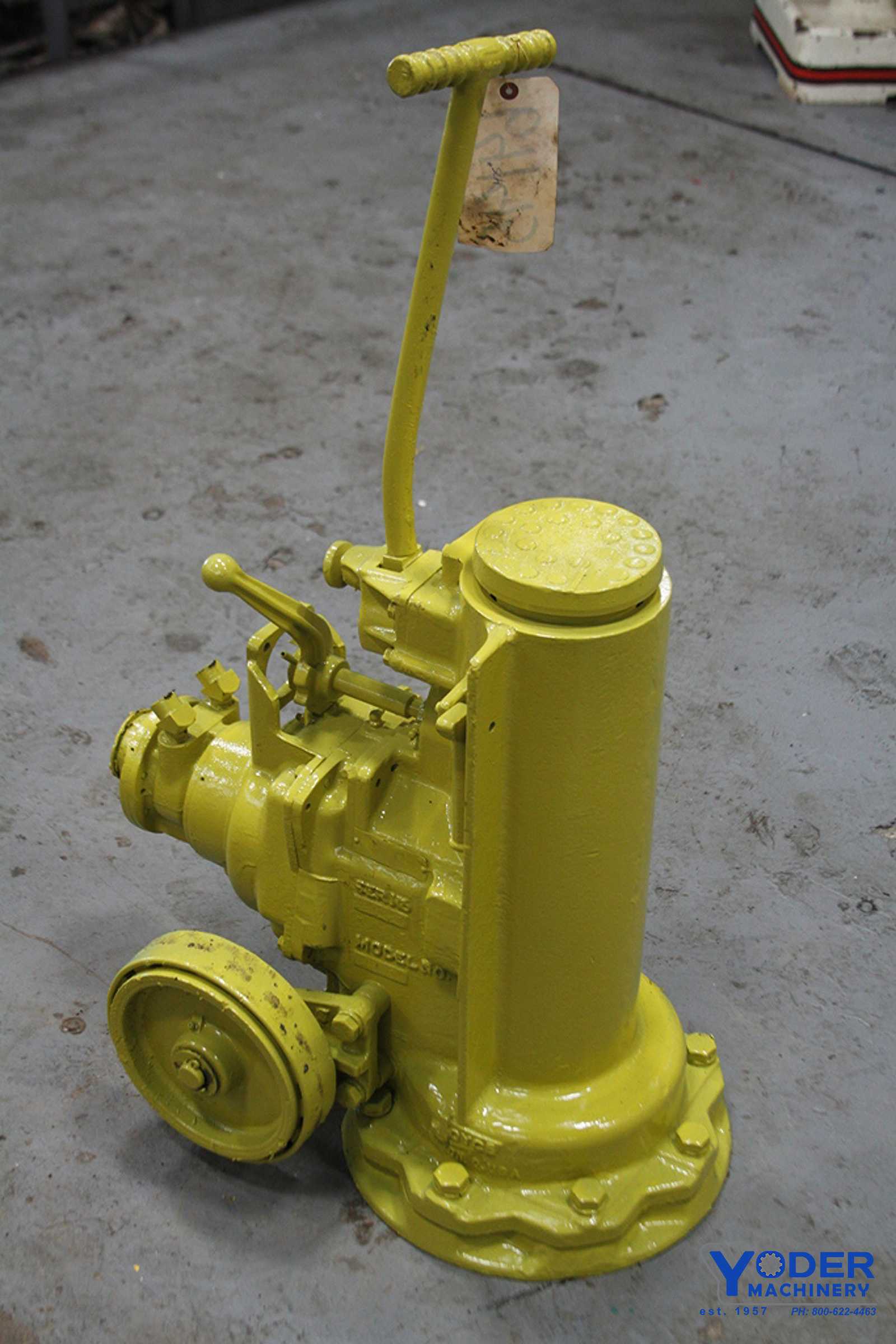 100 Ton Railroad Jack, Joyce Dayton #2099AP, portable on wheels, #64145 - Image 5