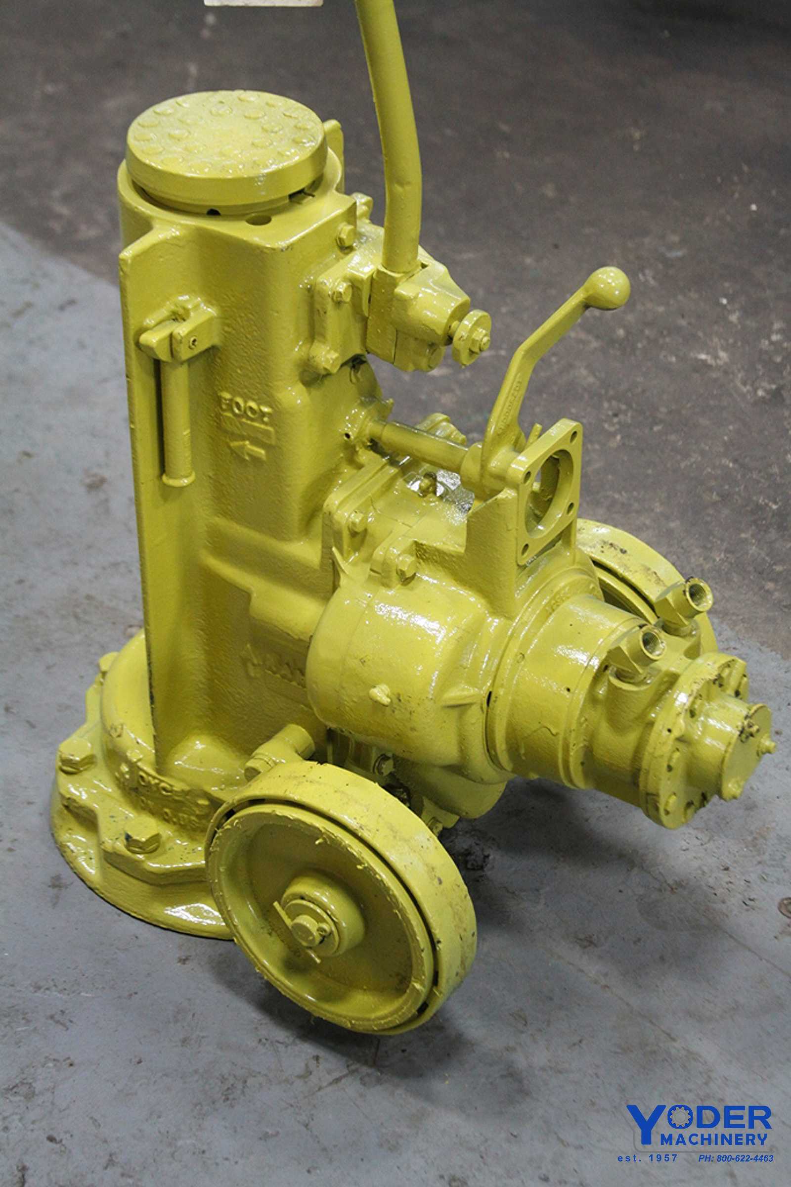 100 Ton Railroad Jack, Joyce Dayton #2099AP, portable on wheels, #64145 - Image 6