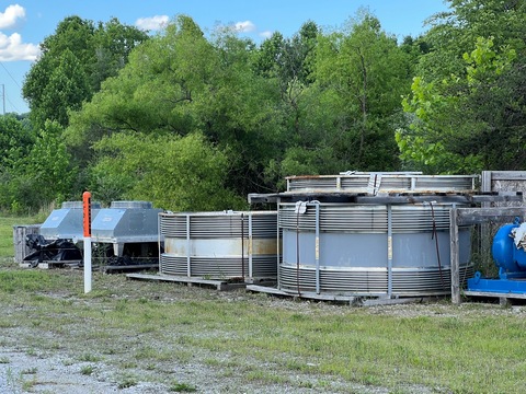 GEA flash dryer, partial gas recycling system, mineral drying, mild steel construction, unused, 2019 - Image 2