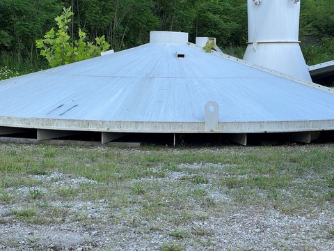 GEA flash dryer, partial gas recycling system, mineral drying, mild steel construction, unused, 2019 - Image 5