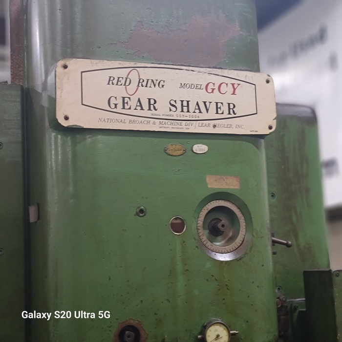 National Broach Red Ring #GCY-18, gear shaving machine, matched centers, crowning - Image 4