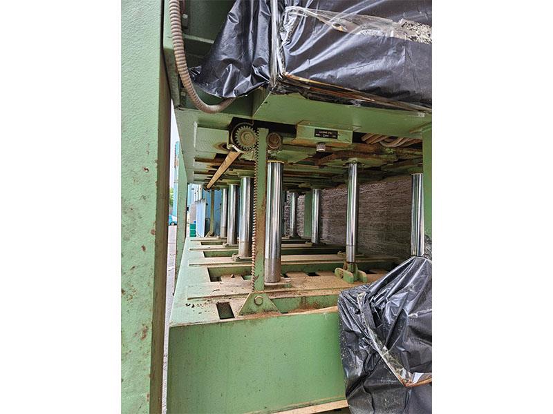 Hofer #HOP-160-K, hydraulic door/veneer heav, 63" deep x 98" long platen, (8) 3-1/4" cylinders, 32" - Image 8
