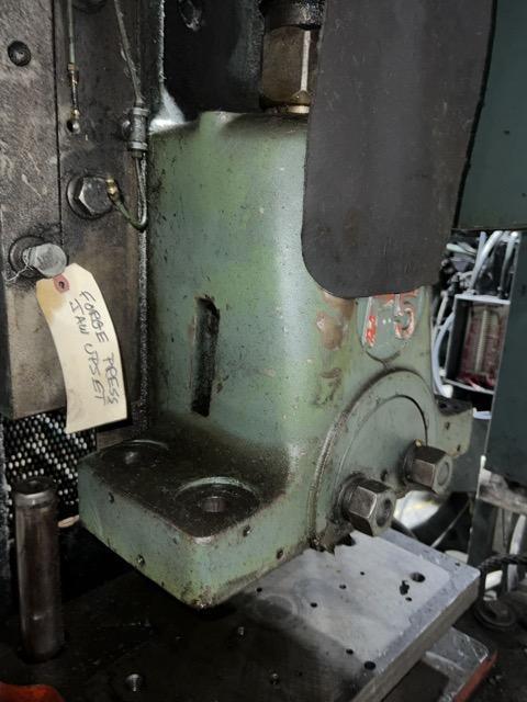 60 Ton, Federal #5, single crank flywheel OBI press, 4" stroke, 12.25" Shut Height, 2.5"adj., 10" throat, 90 - Image 8