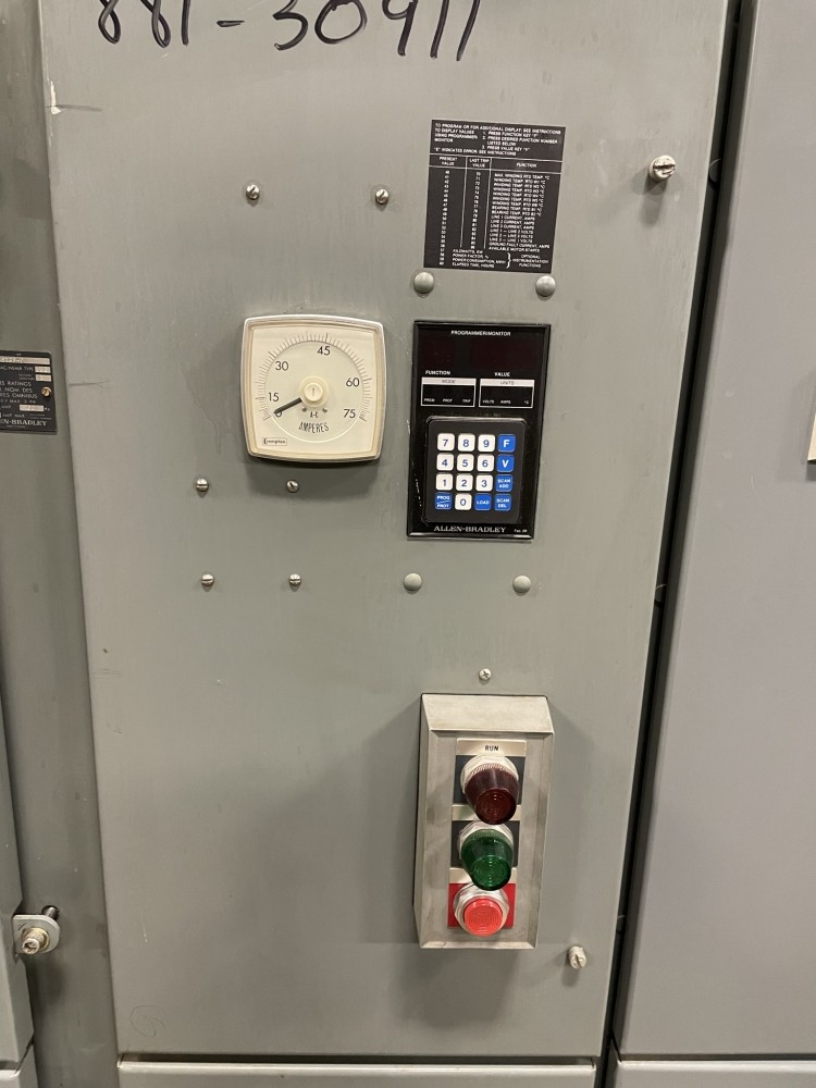 400 Amp. Allen-Bradley Bradley 800A BUS, Centerline-HVC, 5000 Volts starters 1502-V4C1D1 269 relay - Image 1