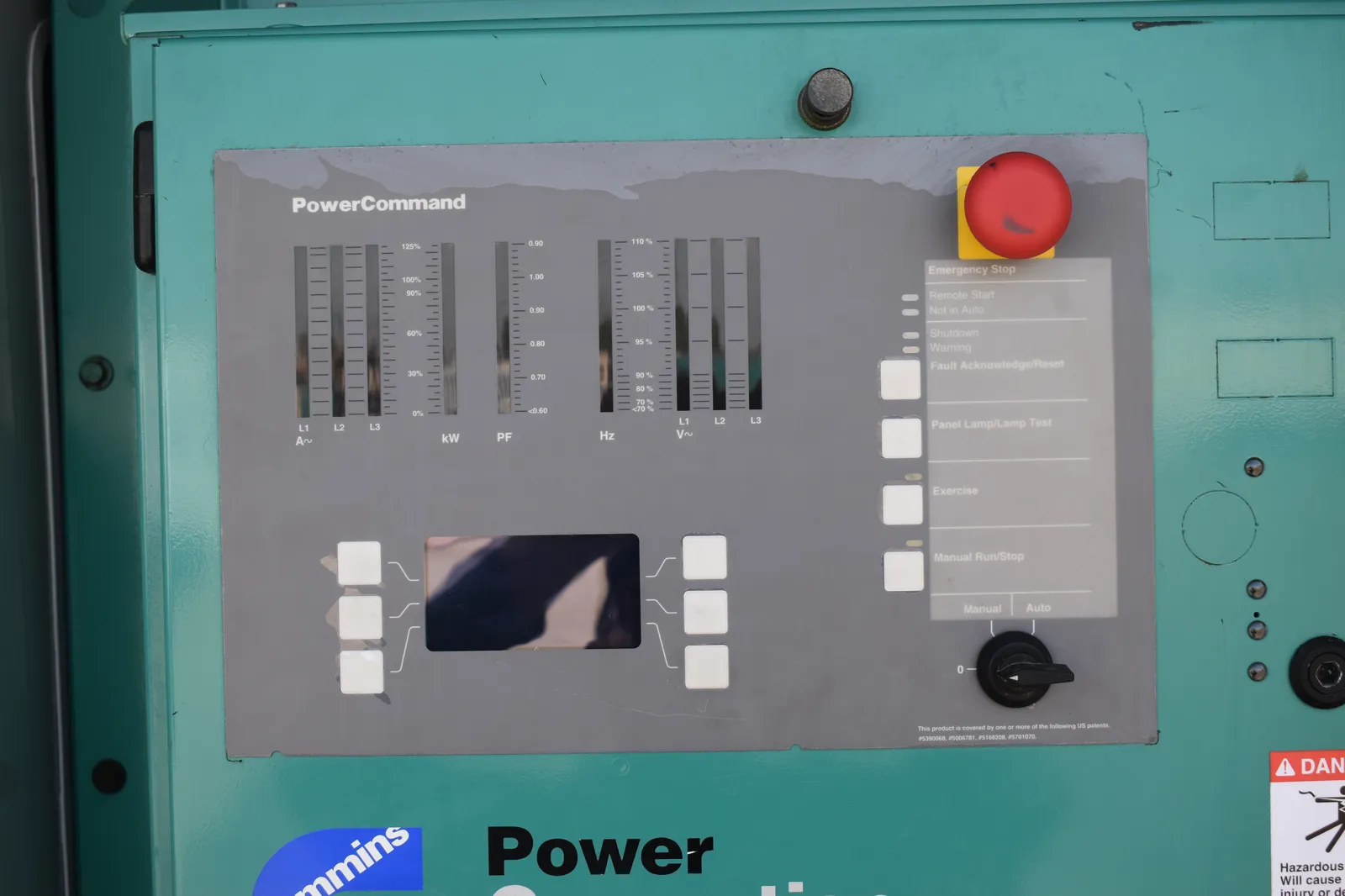 500 KW Cummins #QSX15-G9NR2, generator, enclosure mounted on
