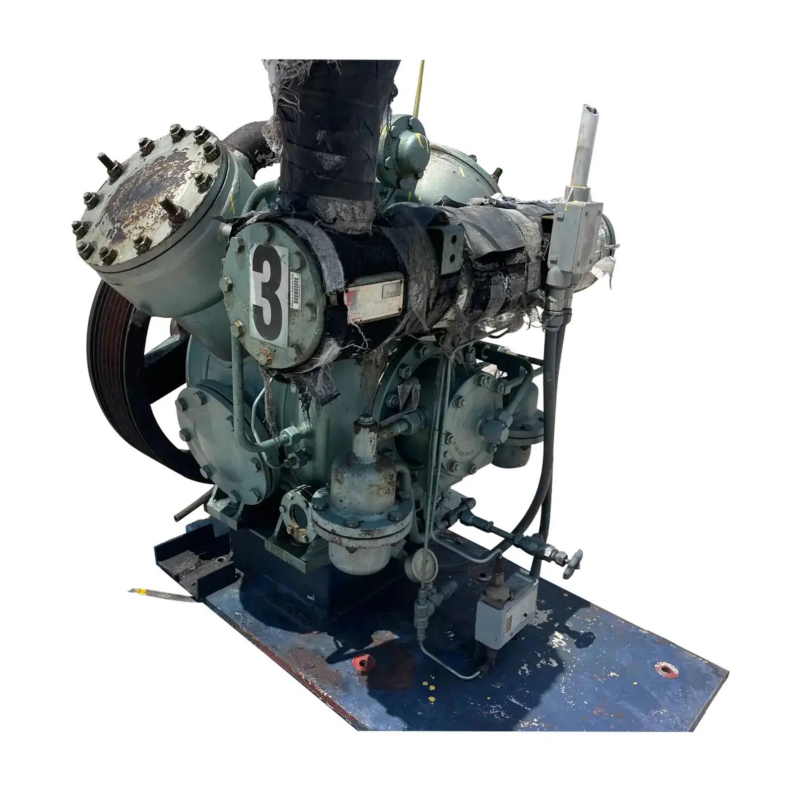 Grasso #RC-211, 2-Cylinder Bare Reciprocating Compressor, 1000 max RPM, 305 psig, 1993 - Image 2