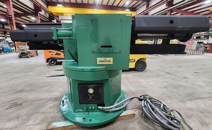 5000 lb. Minster, coil servo feed line, 26" width x .090" stock, 72" OD, 20" ID, double end reel - Image 6