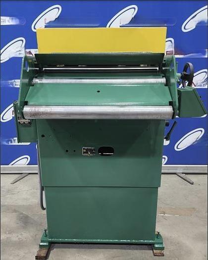 5000 lb. Minster, coil servo feed line, 26" width x .090" stock, 72" OD, 20" ID, double end reel - Image 7