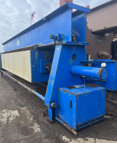 47 J & T Technologies plate & frame filter press, 150 cu.ft. capacity, 120 non-gasketed plates - Image 2
