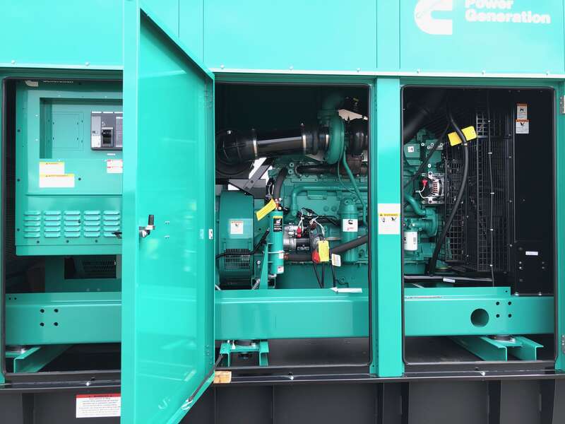 500 KW Cummins #DFEK, disel generator set, 277/480 Volts, 755 HP, QSX15-G9 engine, Tier 2, weatherproof - Image 5