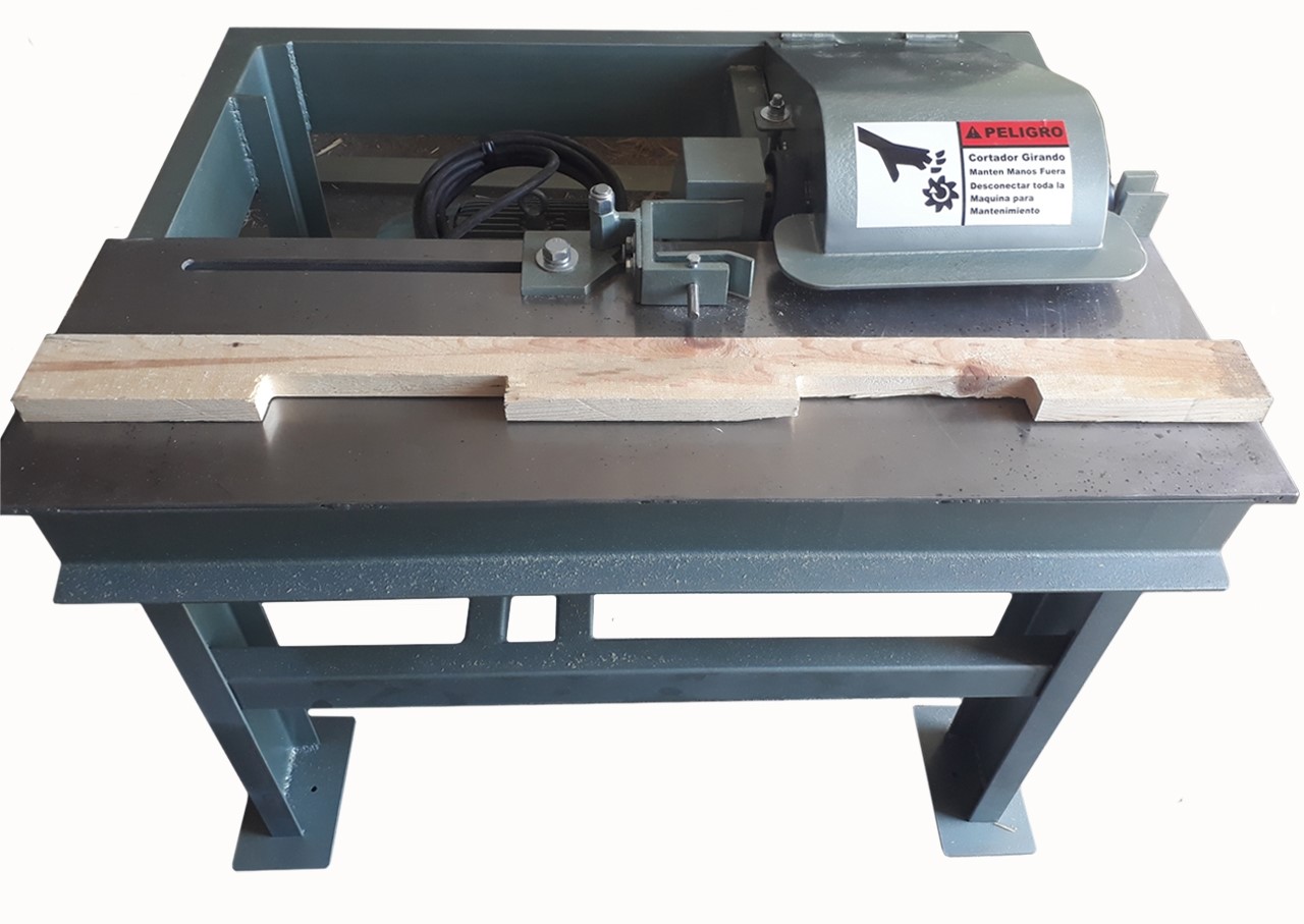 Custom Built Single Head Pallet Stringer Notcher, 9" x 2-1/2" x 1-5/8" max notch size - Image 3