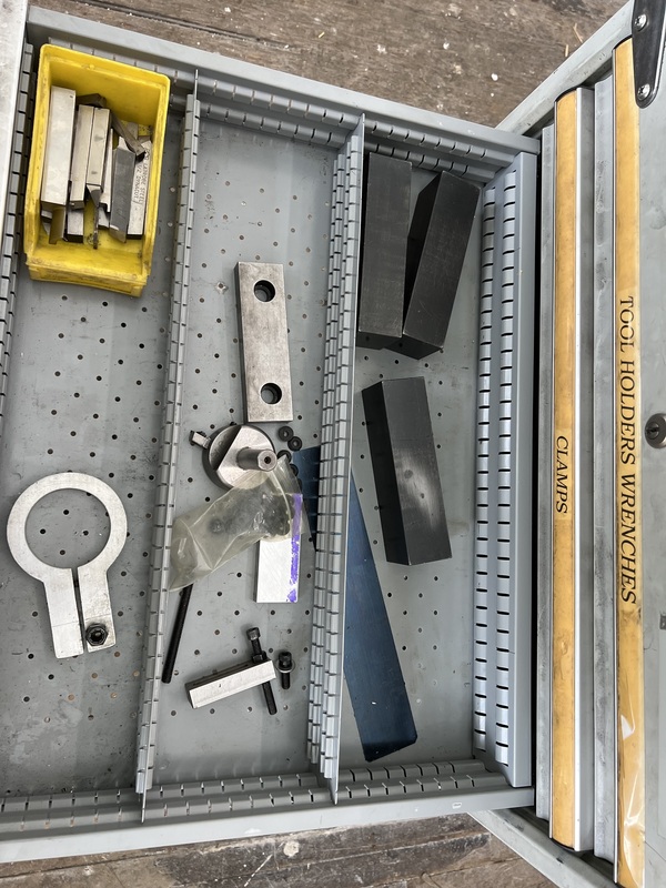 Moore #1-1/2, jig borers, 10.6" x 19.6" table, tooling - Image 10