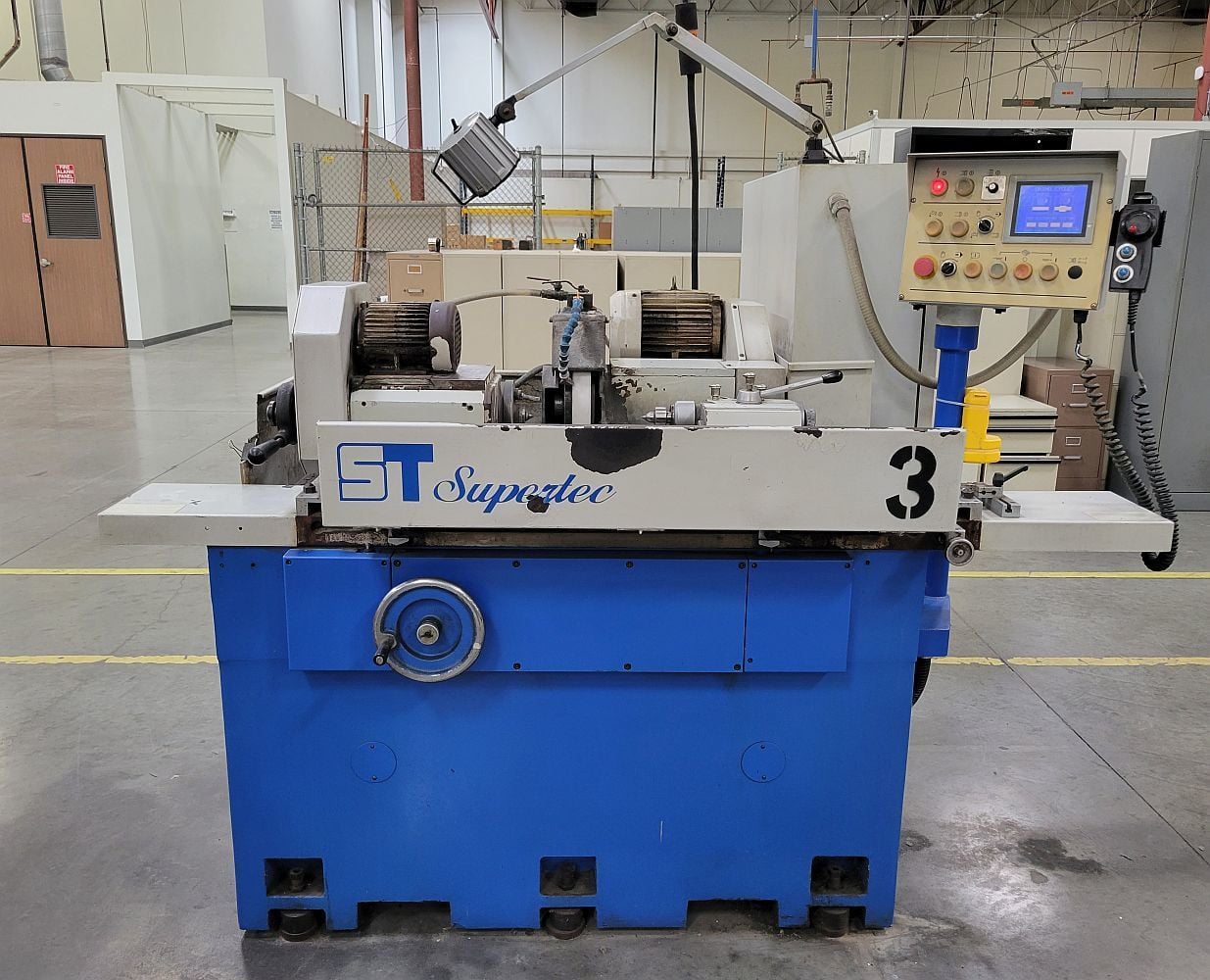 8" x 16" Supertec #G20P-50NC, cylindrical grinder, Mitsubishi PLC, plunge, 5 HP, 2010 - Image 1