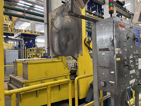 Entry & Exit coil walking beam, Siemag, with downender & upender, hydraulically operated - Image 3
