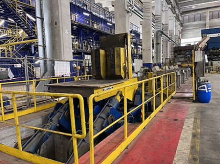 Entry & Exit coil walking beam, Siemag, with downender & upender, hydraulically operated - Image 5