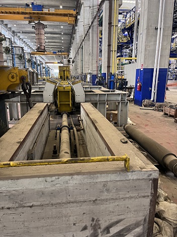 Entry & Exit coil walking beam, Siemag, with downender & upender, hydraulically operated - Image 6
