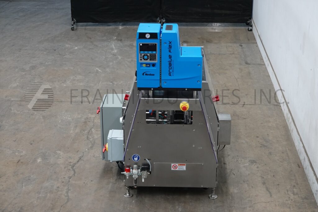 Adco #15HCS-50-SS, semi-automatic, Stainless Steel, hot melt glue carton sealer, Nordson hot melt glue system - Image 4