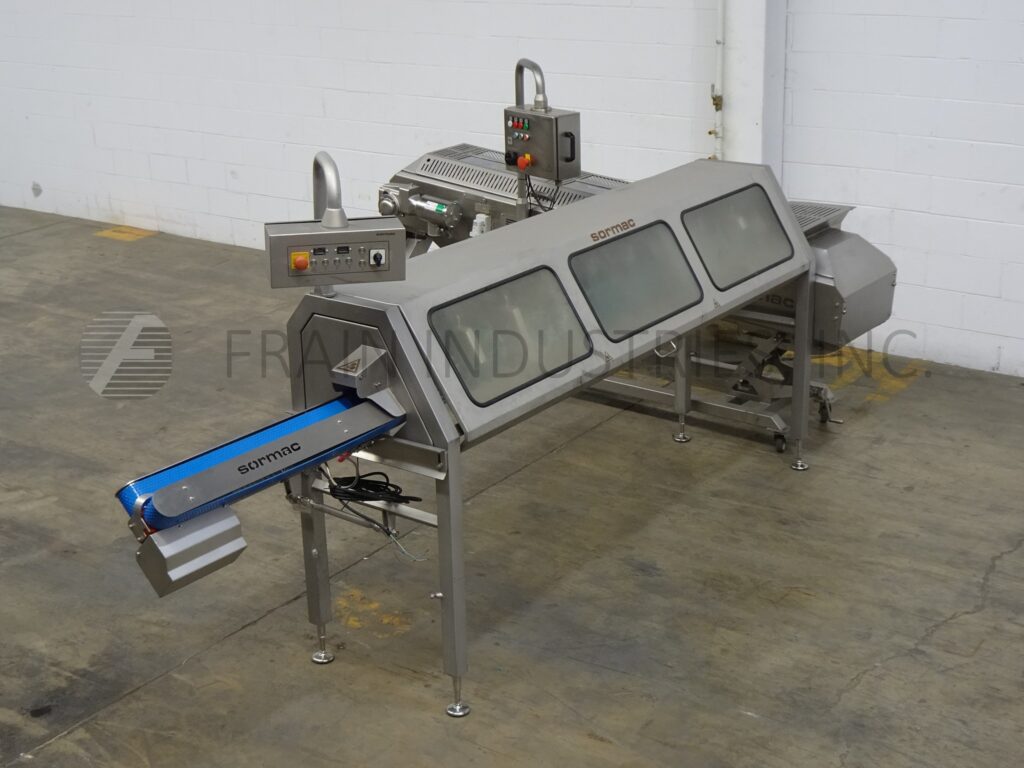 Sormac #WOS-1A/UP-8000, peeler, topper & segmentor, 75-85 pieces/minute, swing arm controller, mounted on - Image 5